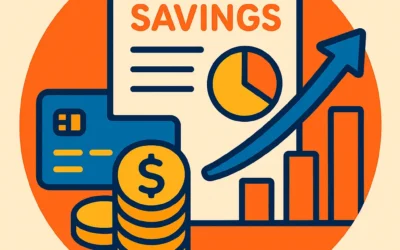 illustration depicting merchant account cost savings